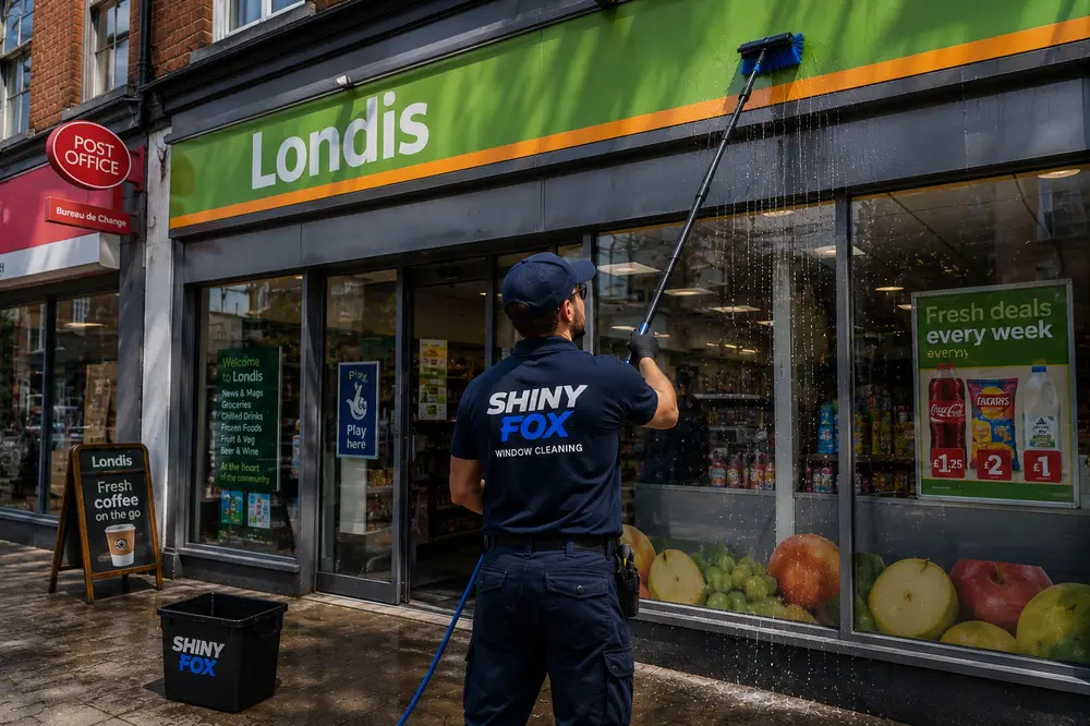 Commercial window cleaning in Leicester